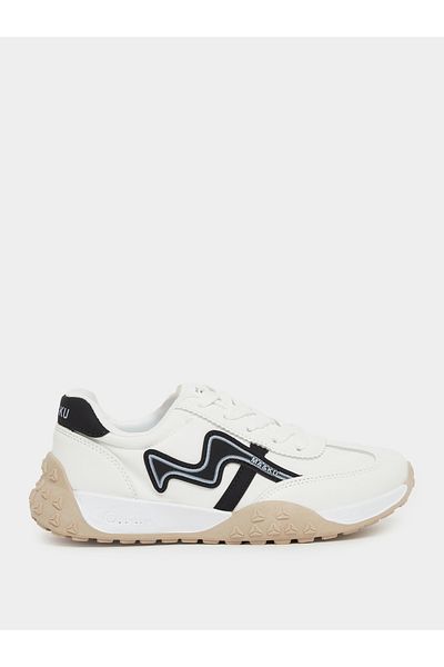 Styli Panelled Chunky Sole Lace Up Sneakers