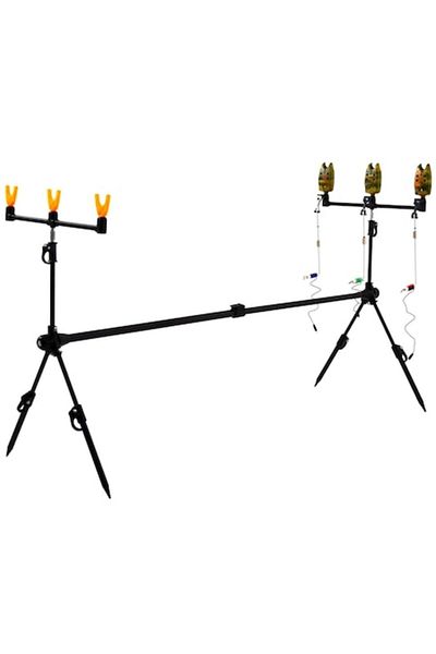 prokarpfishig Rod Pod 3 Posturi Full Echipat Cu Senzori / Avertizori Si Swingeri