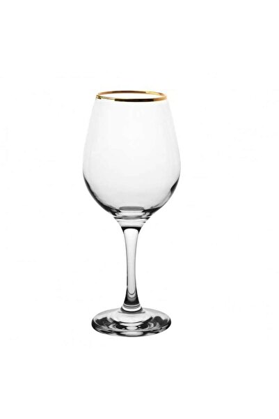 Paşabahçe Set 6 glasses for white wine Pasabahce Amber Golden Touch, glass, 360ml
