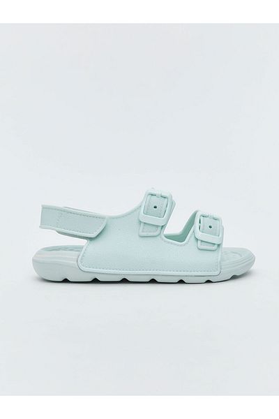 LC Waikiki Ecru Velcro Girls' Sandals
