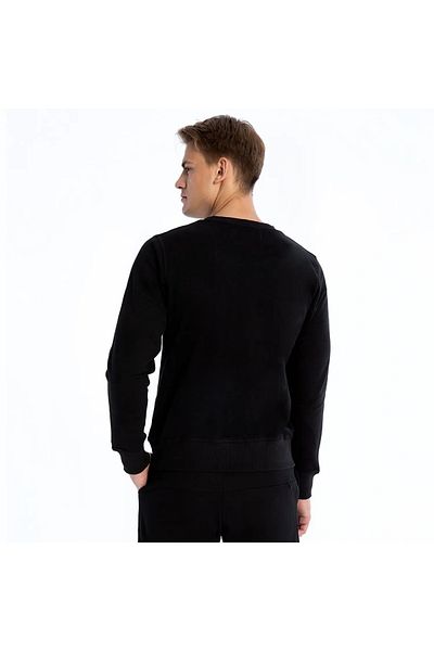 New Balance Black Men's Sweatshirt - Mnc1105-Bk