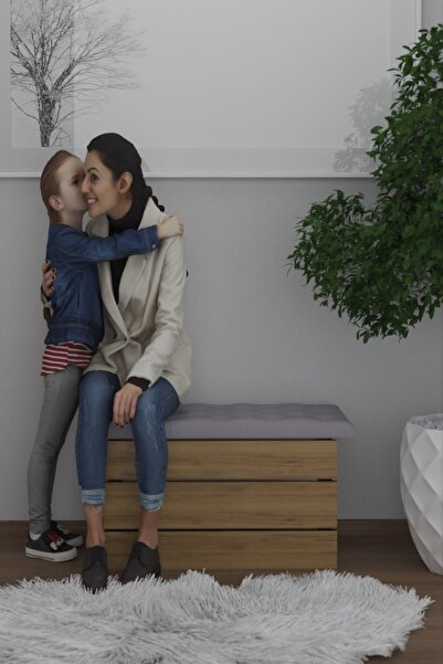 İGEMTASARİM Çok Amaçlı Tabure Antre Ayakkabılık