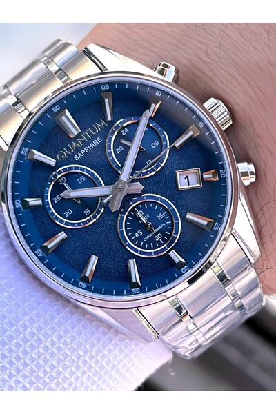 Quantum Sapphire Cizilmez Cam Çelik Kordon İç Kadran Fonksiyonları Aktif 10 A...