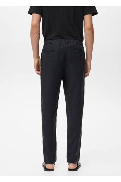 MANGO Man Pensli düz kesim pantolon