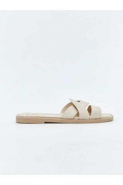 LC Waikiki Leather Look Girl's Slippers