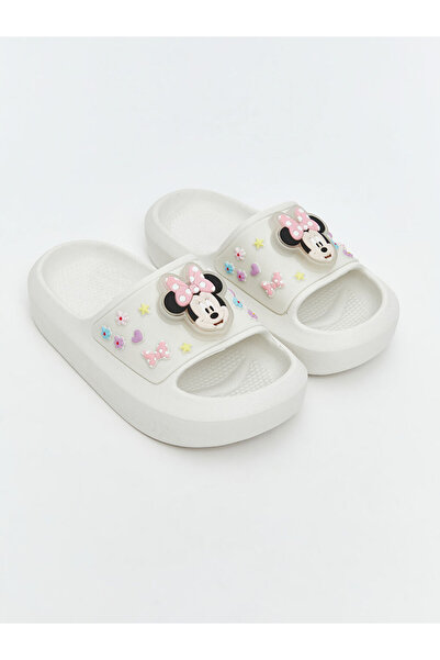 LC Waikiki Minnie Mouse Embossed Slippers for Girls