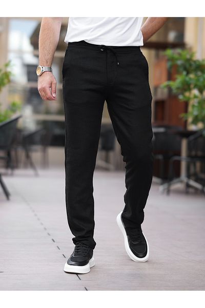 BASEL.CO Summer Thin Linen Jogger Pants