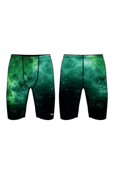 TYR Durafast Elite. ®   Boys' Swimsuit - Starborne (Green)