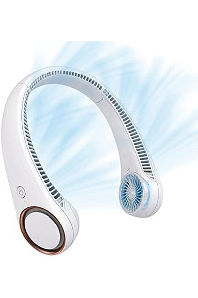 CIVPOWER Portable Neck Fan, 360° Cooling, 3 Speeds, USB Rechargeable
