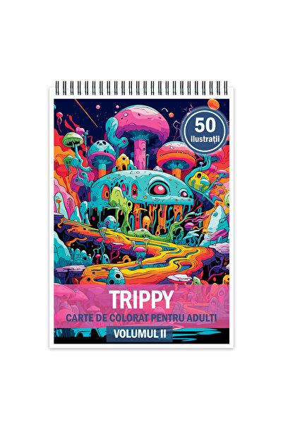 Legendary Gifts Carte de colorat cu 50 de ilustratii, Trippy - Volumul II 106...