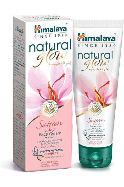 Himalaya Natural Glow Saffron Cream - Reduces Blemishes & Dark Spots, Evens Skin Tone (50 ml)