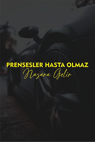 Quart Aksesuar ملصق سيارة بطول 30 مترًا على شكل أميرات لا تمرض ولا تأتي باللعنة