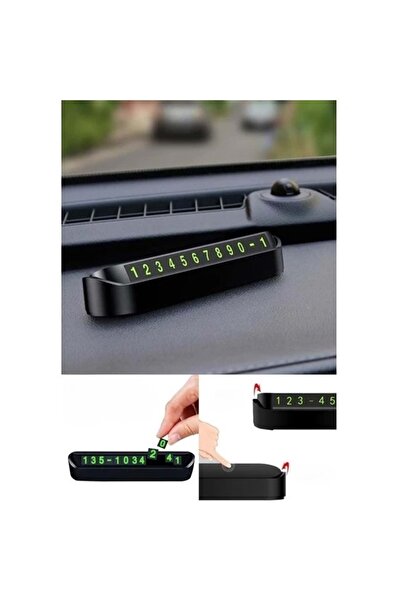 blackleg Araba Fosforlu Açılır Kapanabilir Numaratör Ön Torpido Üstü Telefon ...