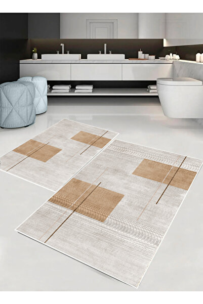 palermo home Set de covorașe de baie, cu bază antiderapantă.2 piese,1buc(60x1...