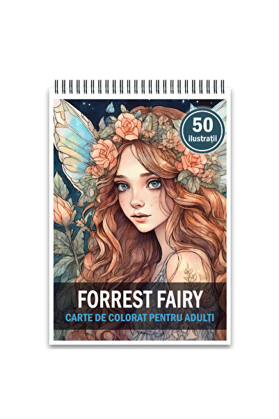 Legendary Gifts Книжка за оцветяване, 50 илюстрации, Феята Форест