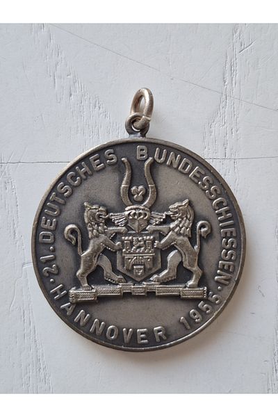 Edi Antik German Shooting Medal with Date 1955. Term