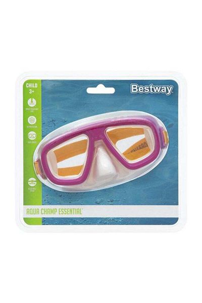BESTWAY Aqua Champ Basic Mask - Pink 18x6.1x19.5cm