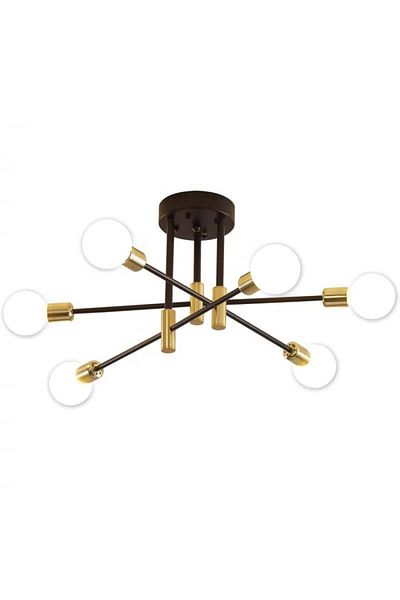 NO BRAND Modern chandelier, Iron, 12x32x72 cm, Black
