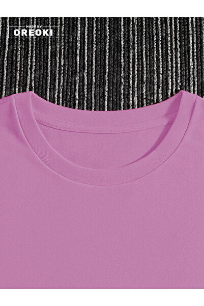 EFFRENATU Jupiter and Little Stars Printed Cotton Unisex Pink T-Shirt-Black Shorts Set