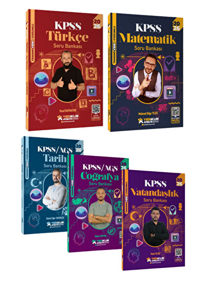 Yediiklim Yayınları 2026 KPSS Atölye Serisi GY-GK Tüm Dersler Tamamı Video Çö...