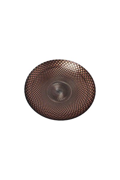 Generic Luxury glass serving dish, 100% Turkish made (diameter: 30 cm) - to decorate your tables with a touch of elegance