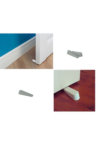 Enseb Door Stopper - under Door Stopper - Gray 2 Pieces (336336)