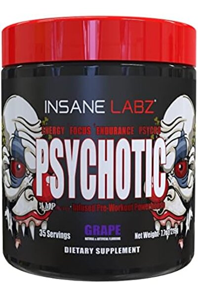 insane labz مسحوق ما قبل التمرين، عالي التحفيز، طاقة تدوم طويلاً، تركيز وقدرة...