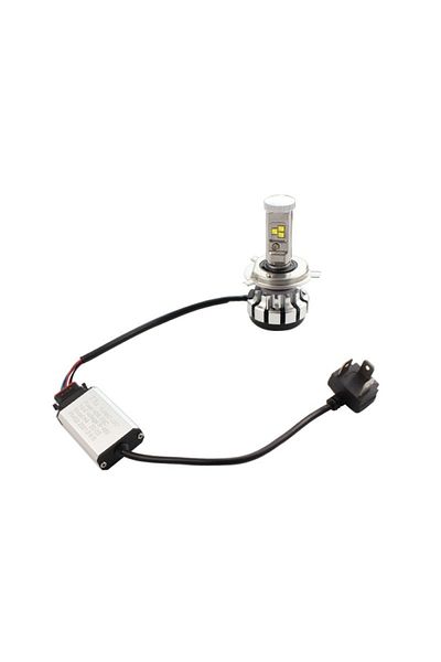 TECHSTAR Set de 2 LED-uri auto Techstar® T1S, H4, 40w, 8000 lumeni, 6500K, AUTO, 12-24 volți, CREE, Canbus, aluminiu