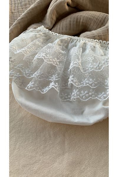 Honeybeeatelier Baby Dress Fancy Panties under