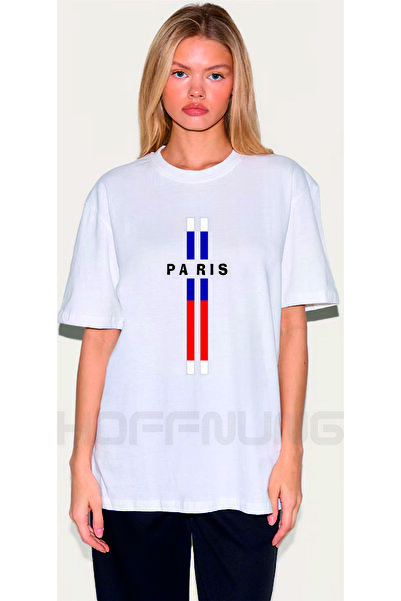 HOFFNUNG TRIOC pentru femei o supradimensionat PARIS 2 STRIPS Tricou respirabil cu umăr dezactivat