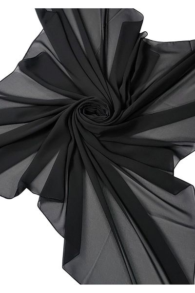 mim eşarp Φουλάρι Enba Oversized Chiffon μονόχρωμο – 140x140 cm