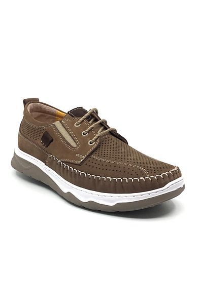 Luis Figo 100% δερμάτινο Nubuck Ανδρικά καλοκαιρινά ορθοπεδικά άνετα παπούτσια Rok με κορδόνια Νέα σεζόν 40-44