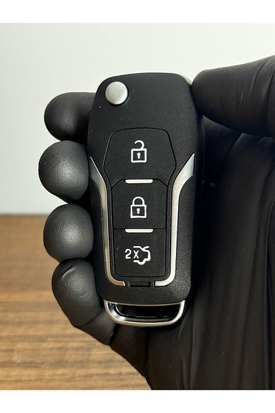 Luxe Aksesuarr Ford Mondeo Fiesta Focus Kuga Switchblade Converter - Conversion 3 Button Key Control Case
