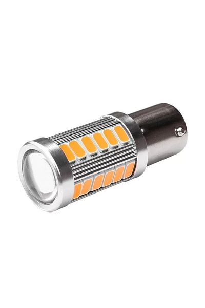 TECHSTAR ® Bay15d Auto Led Bulb, 1157, Yellow, 12v, 660 Lm