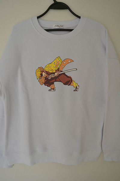 EldenStitch Zenitsu Embroidered Unisex Oversize Sweatshirt