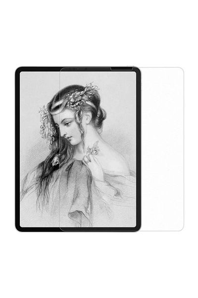 ETC iPad Pro 12.9 Inch 2021-2020-2018 Paper Like Film Shock Absorbing Pet Screen Protector-(- Myg1527-2417