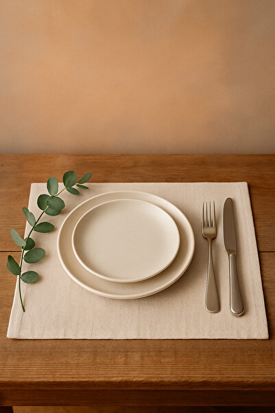 Les Passent 2’li Organik Keten Amerikan Servis Peçete 35x45