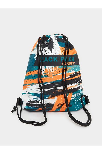Styli Printed Backpack with Drawstring Closure