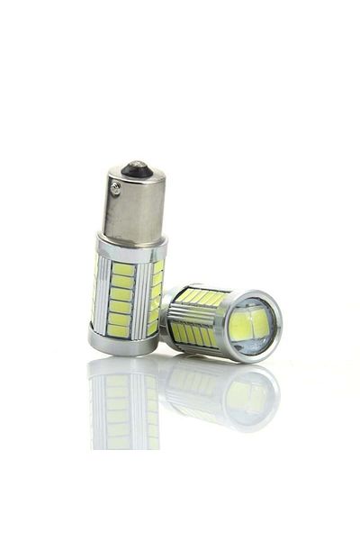 TECHSTAR Led Auto Light Bulb Techstar® BA15S, 1156, Cool White, 6000K, 12V, 660 lm
