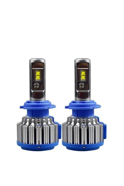 TECHSTAR Set of 2 Techstar® T1 Auto LEDs, 9012, 35w, 8000 Lumens, 6000K, AUTO, 12-24 Volts, CREE, Canbus, Alu