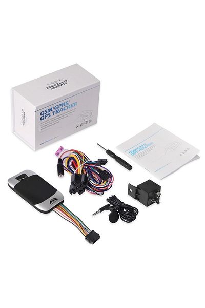 TECHSTAR GPS Tracker Techstar® TK303F, LBS+GPS Location, Microphone, SIM, History, Mobile Data, Remote Vehicl