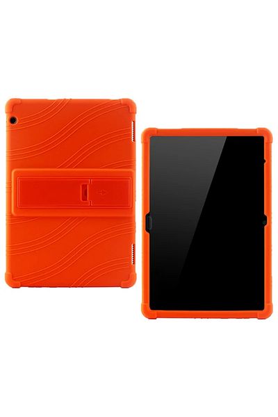 CepteToptan Huawei Mediapad T510 Silicone Case with Stand-(1903) - Mki̇5985-4470