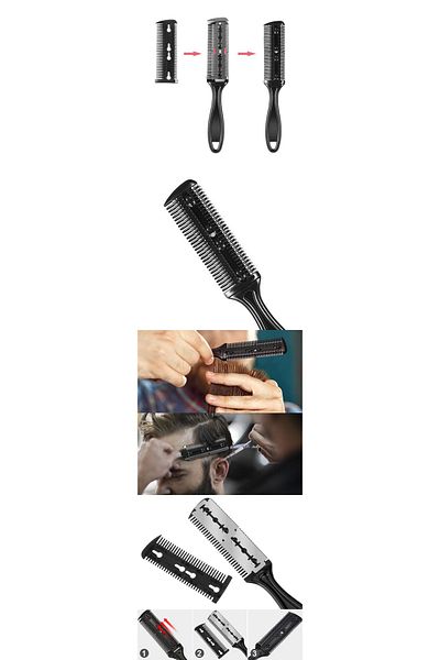 Mobil Dünyası 2 Razor Broken Hair Beard Straightening Thinning Comb - Dgl5597-6503