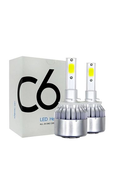 TECHSTAR Set of 2 Techstar® C6 Car LEDs, 880, 36w, 3800 Lumens, 6500K, AUTO, 12-24 Volts, COB