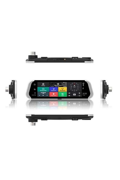 TECHSTAR Car Video Camera Double Mirror, Vodoo 10" MK6735 4G, Android OS, Touchscreen, Navi, Quad Core, 16GB