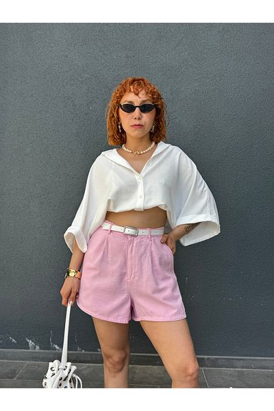Bak'ap Premium Zippered Linen Shorts