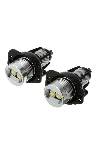 TECHSTAR Set of 2 LED Marker Techstar® Angel Eyes, 6W, BMW E90,E91, 6500K, Aluminum