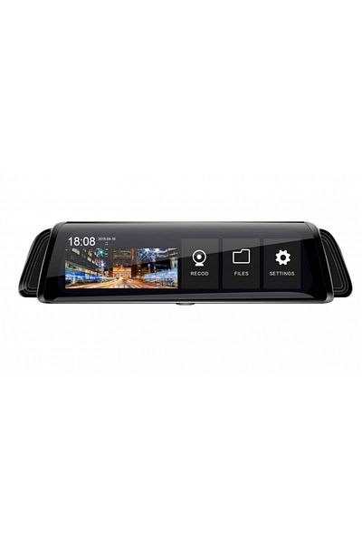TECHSTAR Premium Car Video Camera Mirror Type L660 Double Full HD TouchScreen 10'' 12MP 170 Degree Angle