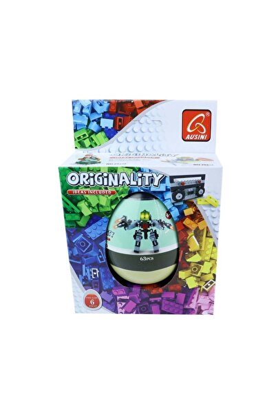 NEWBRENDHOME ألعاب تعليمية توضيحية أفكار أصلية من أوسيني 63 قطعة صندوق بيض لع...