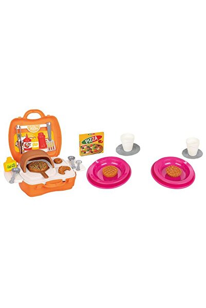 NEWBRENDHOME مجموعة ألعاب تعليمية على شكل بيتزا مع حقيبة وملحقات، 34 قطعة، لع...